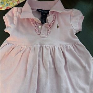 Ralph Lauren Pink Kids Polo Dress